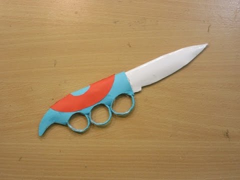 DIY  How to make a paper knife-EASY TUTORİAL 