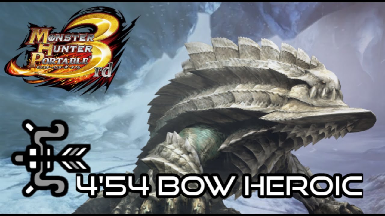 Monster Hunter Portable 3rd [MHP3rd] HR6 Ukanlos | 4'54 Bow Heroic
