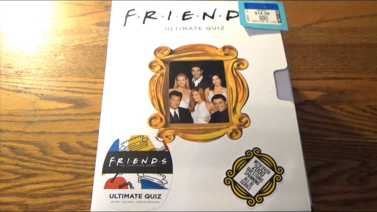  Paladone Friends TV Show Ultimate Trivia Quiz - 391  Double-Sided Quiz Cards - 2000+ Questions - Officially Licensed Merchandise  : Toys & Games