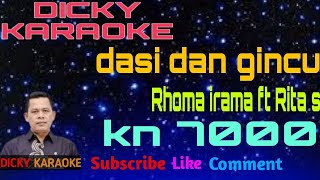 DASI DAN GINCU Remix KARAOKE  RHOMA IRAMA  KN7000 _ dicky keyboard