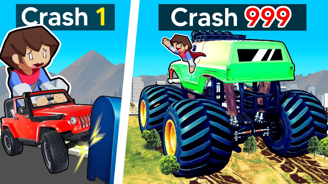 Everytime I Crash, My Car Gets BIGGER In GTA 5!