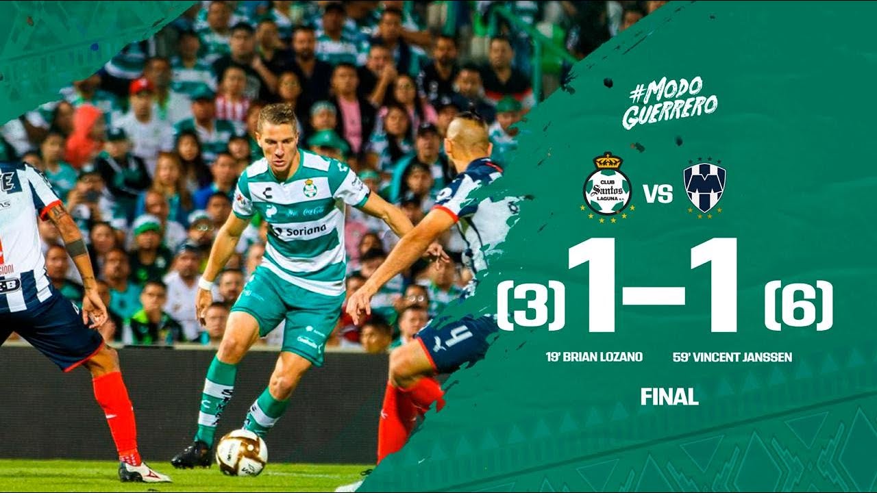 SANTOS vs Monterrey Semifinal AP2019 YouTube