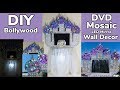 Dollar Tree DIY DVD/CD’s Mosaic LED Mirror Wall Decor 2019