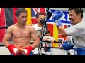 MANNY PACQUIAO SHREDDED AND ON FIRE! LIGHTING UP THE MITTS WITH UPPERCUTS FOR ERROL SPENCE JR