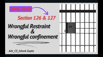 Wrongful Restraint Vs  Wronfgul Confinement | S.126 & 127 of BNS #bns #lawlectures #law #lawstudent