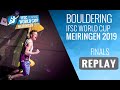 IFSC Climbing World Cup Meiringen 2019 - Bouldering Finals