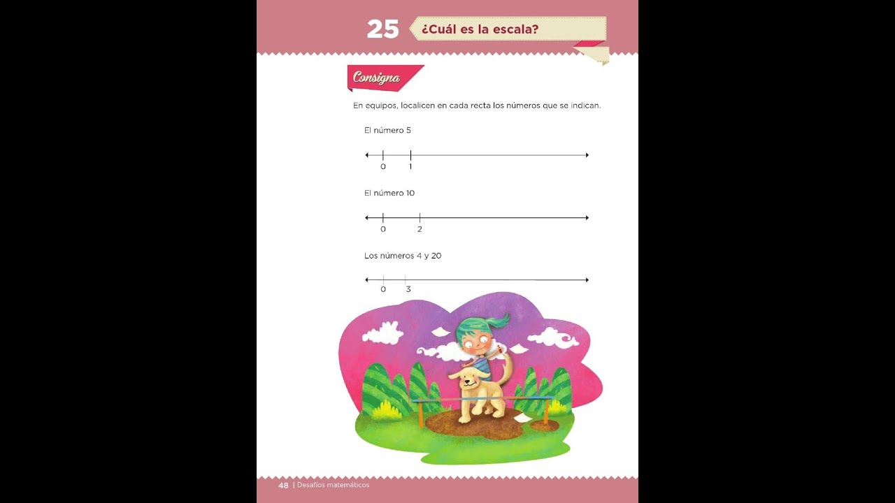 Desafíos Matemáticos. Lección 25. ¿Cuál es la escala? Cuarto grado de