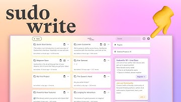 Sudowrite Quick Start - Part 1: Navigating the Interface