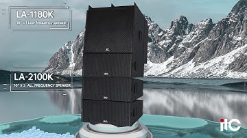 It’s the Right way to enjoy the sound! ITC  line array speaker.