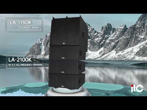 It’s the Right way to enjoy the sound! ITC  line array speaker.