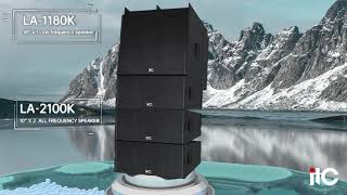 Itβs the Right way to enjoy the sound! ITC line array speaker.