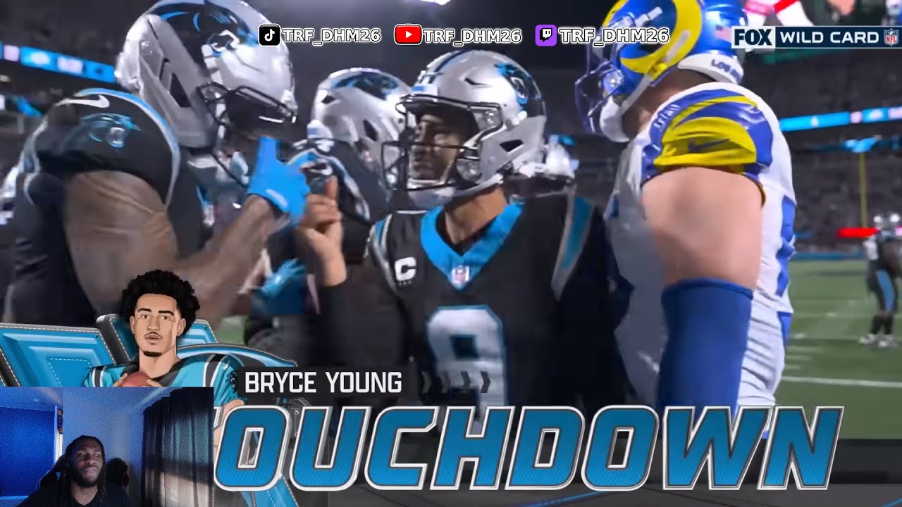 TRF DHM react to Los Angeles Rams vs. Carolina Panthers Game Highlights | NFL 2025 Season Wild Card