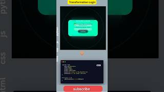 This Login Page TRANSFORMS After Login 😱🔥 #WebDev #HTML #CSS #JavaScript #Shorts