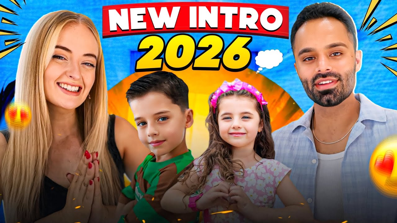 Our NEW FAMILY YouTube Intro! *SURPRISE* 🎉