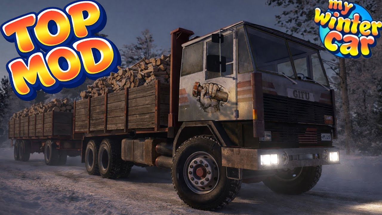 ЛІСОВОЗ з прицепом! НОВИЙ МОД в My Winter Car!