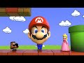 Mario eats a weird mushroom super mario bloopers 