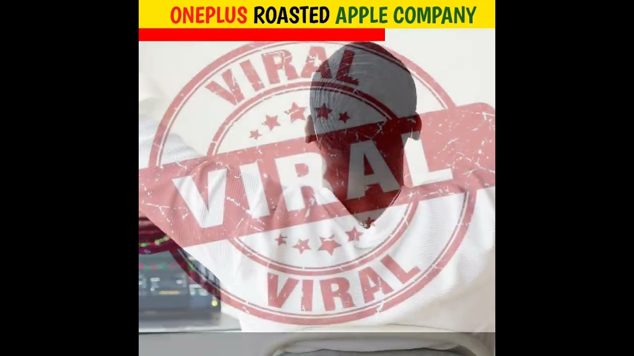 ⁣OnePlus Roasted Apple Company #shorts #apple #oneplus