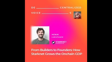 Starknet Head of Ecosystem on Web3 Startups, Bitcoin DeFi, Devconnect 2025