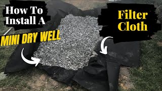 How To Fix A Flooded Yard With A Mini Dry Well
