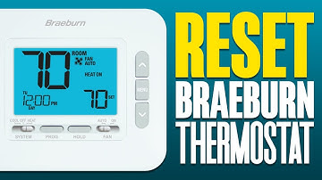 How To Reset BraeBurn Thermostat