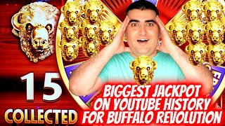 ►BIGGEST JACKPOT◄ On YOUTUBE History For BUFFALO GOLD REVOLUTION ! Slot Machine MEGA HANDPAY JACKPOT screenshot 5