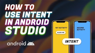 Intent in Android Studio