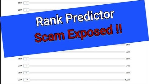 How Rank Predictor FAILED|| Rank predictor SCAM LIVE video||How to know actual rank|| GATE 2023 IITK