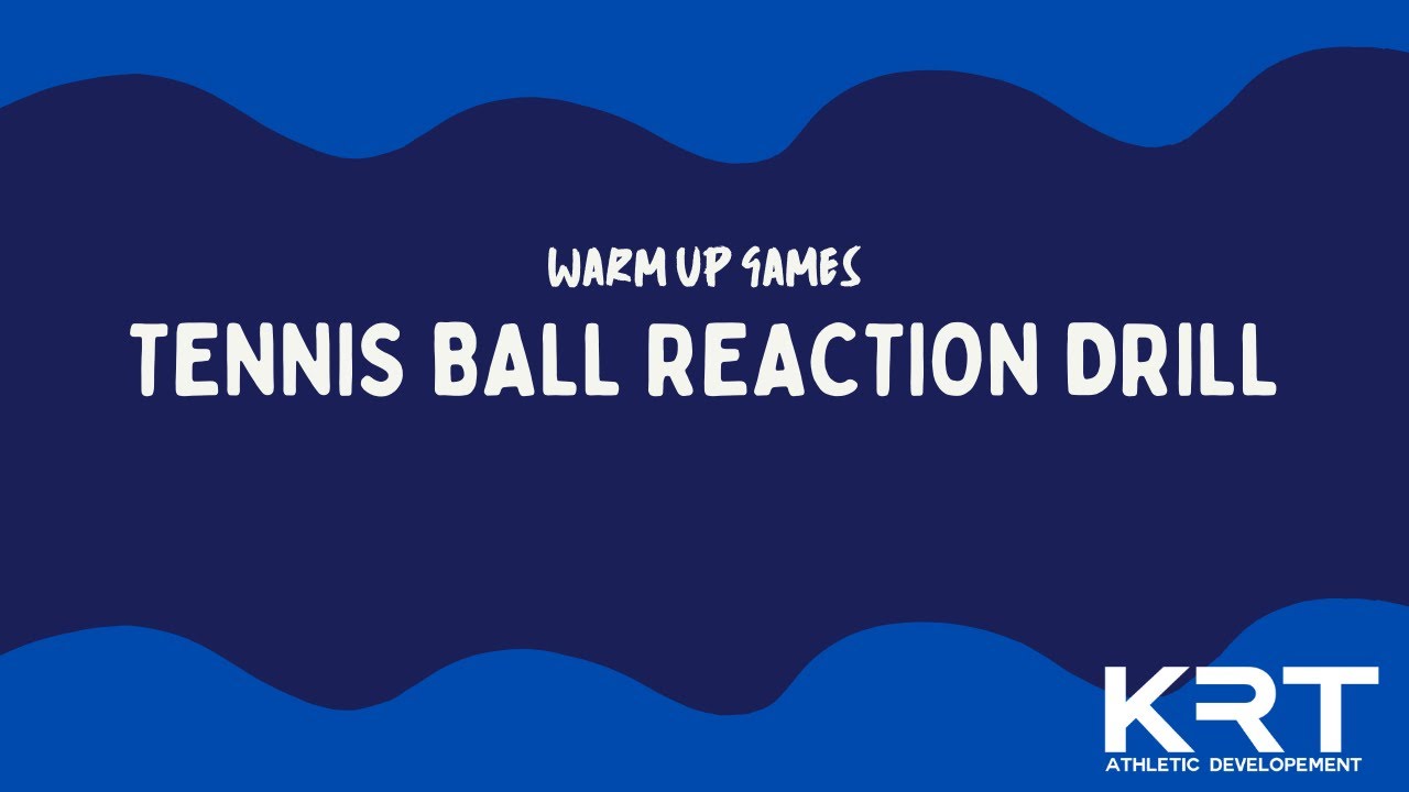 WARM UP GAMES Tennis Ball Reaction Drill YouTube