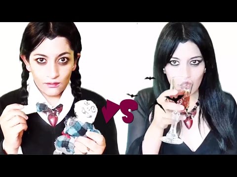 Merlina - Morticia - Adams - Tutorial de Maquillaje - YouTube