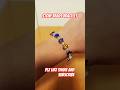 DIY bracelet tutorial for beginners|handmade jewellery #diy #trending #shorts