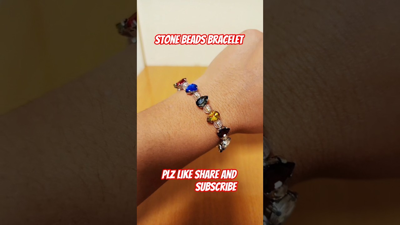 DIY bracelet tutorial for beginners|handmade jewellery 