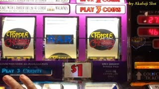 Big Win Triple Cherry $1 Slot -3 Reels @ Pechanga Resort & Casino [赤富士] [アカフジ] [女子スロット] [カジノ] IGT