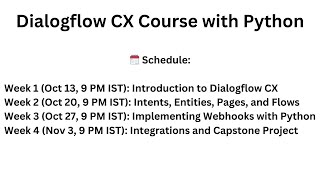 Lecture - 3: All About Webhook using Python: Master Google Dialogflow CX