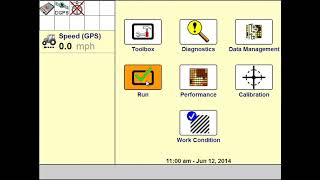 Pro 700 Display: Straight Swath