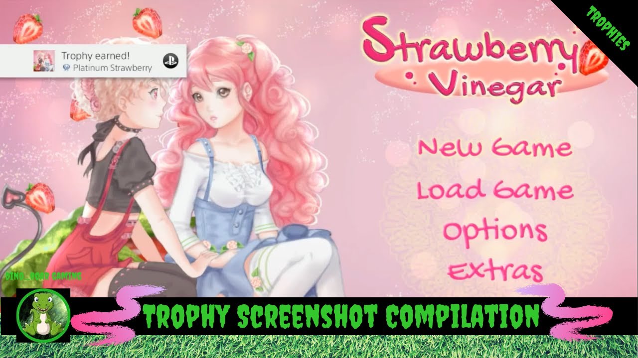 Strawberry Vinegar PS4 Trophy Screenshot Compilation YouTube