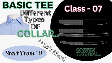 BAND COLLAR | COLLAR | SHIRT COLLAR | RIB COLLAR || DIFFERENT TYPES OF COLLAR ||OPTITEX TUTORIAL ||