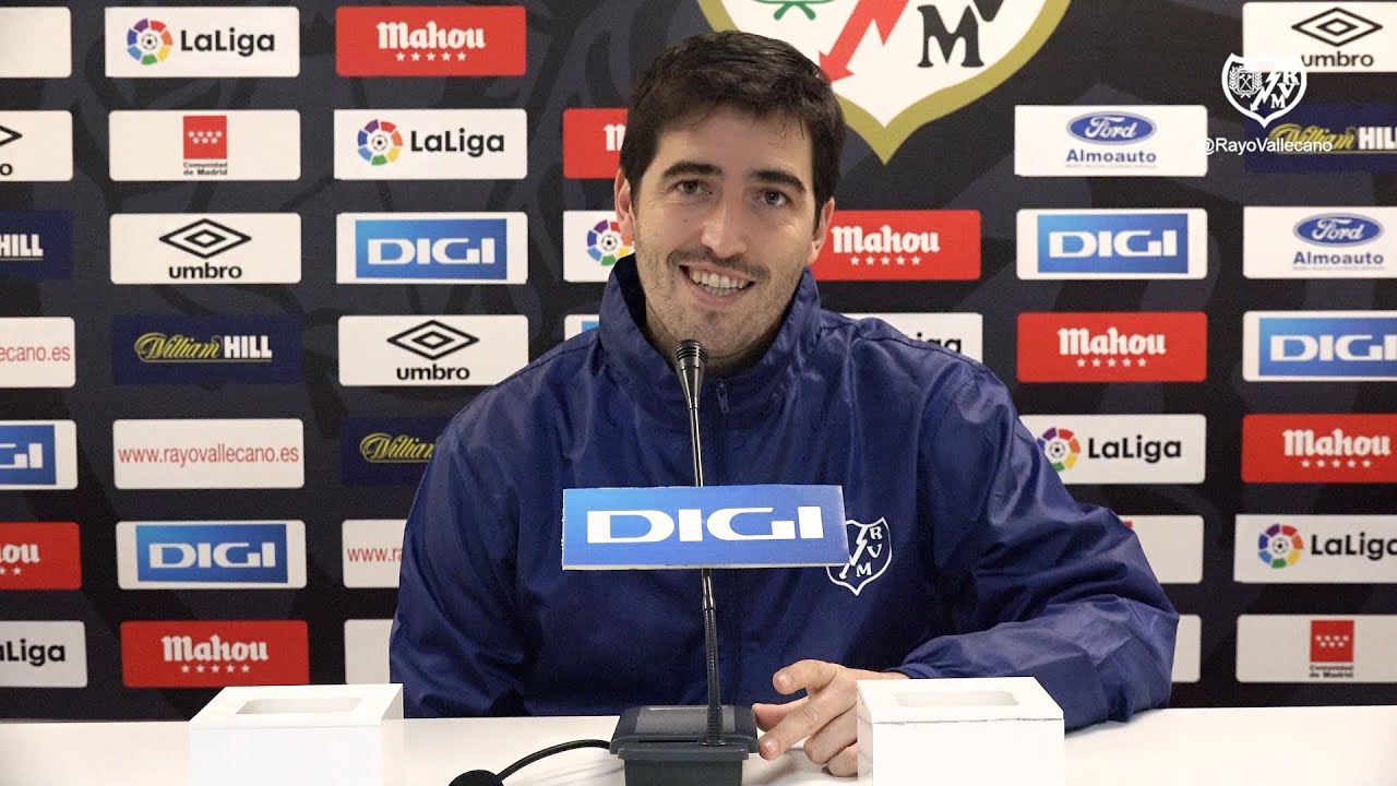 Iraola en la previa del Rayo - Tenerife - YouTube