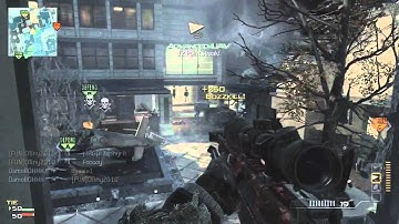 My first MW3 clip | Five man feed with Barrett | Read desc..