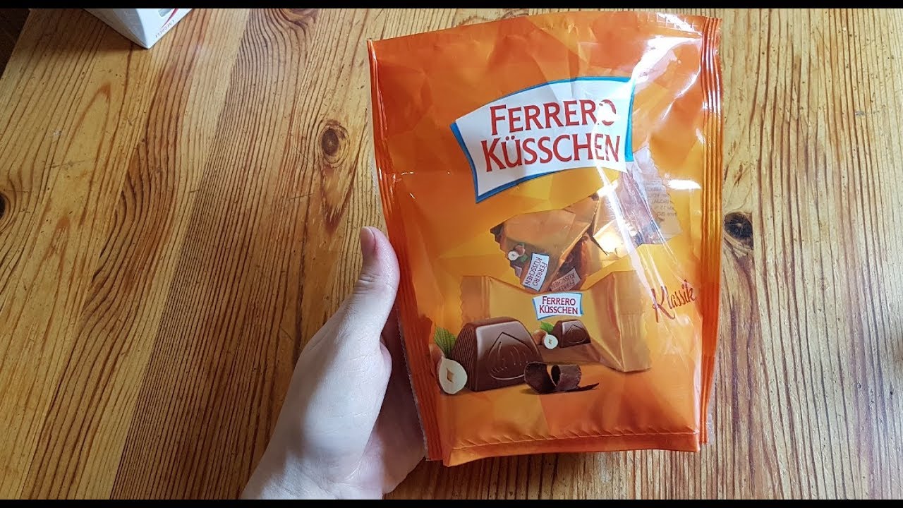 The Joy of opening Ferrero Küsschen (Mon Cheri) - YouTube
