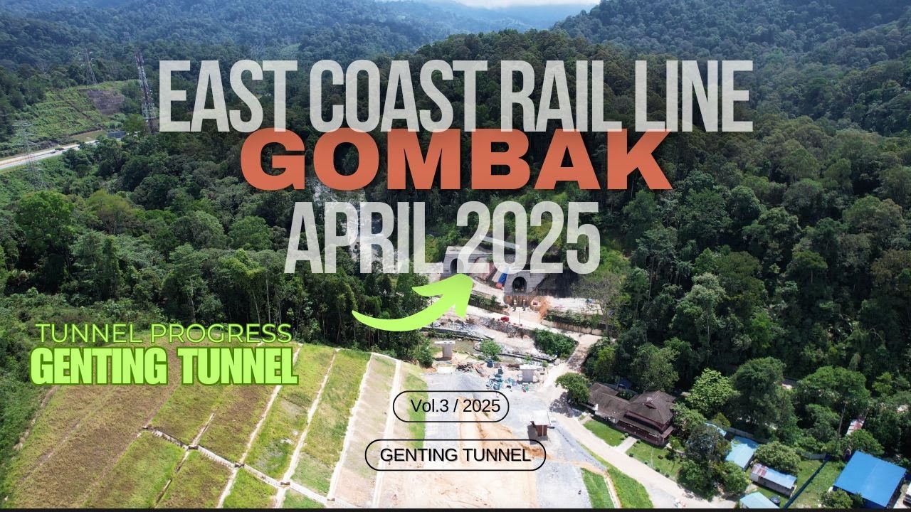 ECRL GOMBAK, SELANGOR PROGRESS FOR APRIL 2025