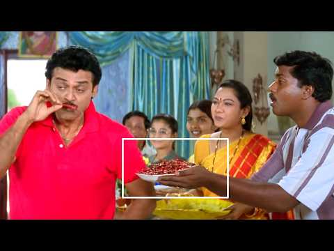 Venkatesh & Sunil Back To Back Comedy Scene || Telugu Super Hit || iDream