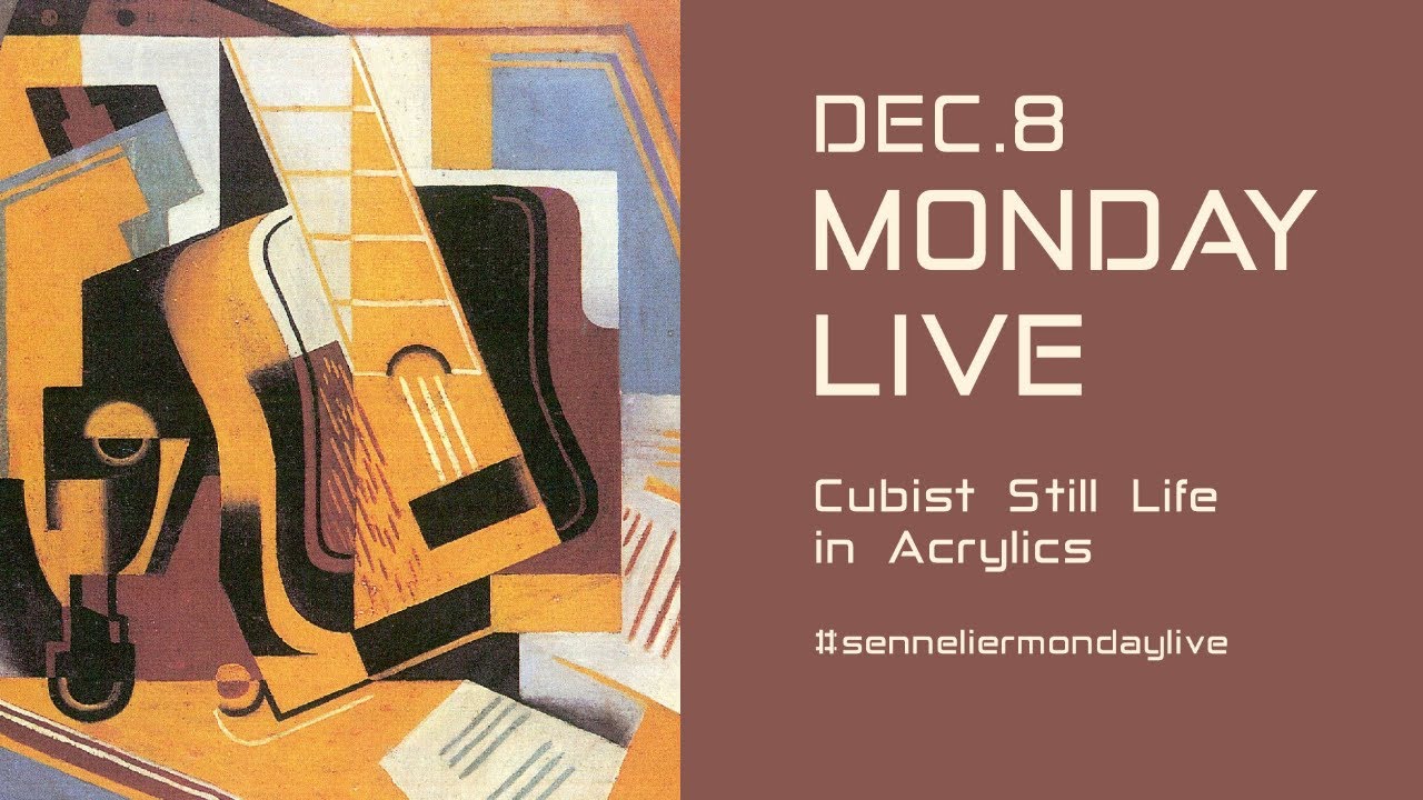 [Monday Live] Cubist Still Life in Acrylics