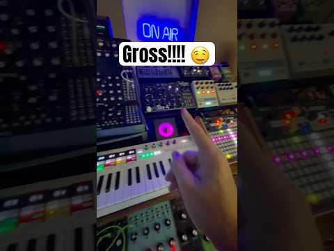 Bass through the Chroma Console #synth #effects #moog