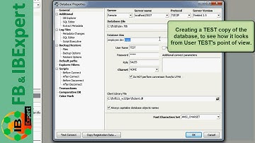 Tutorial 8: IBExpert User & Grant Managers