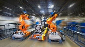 Robotic Engine Block Deburring System