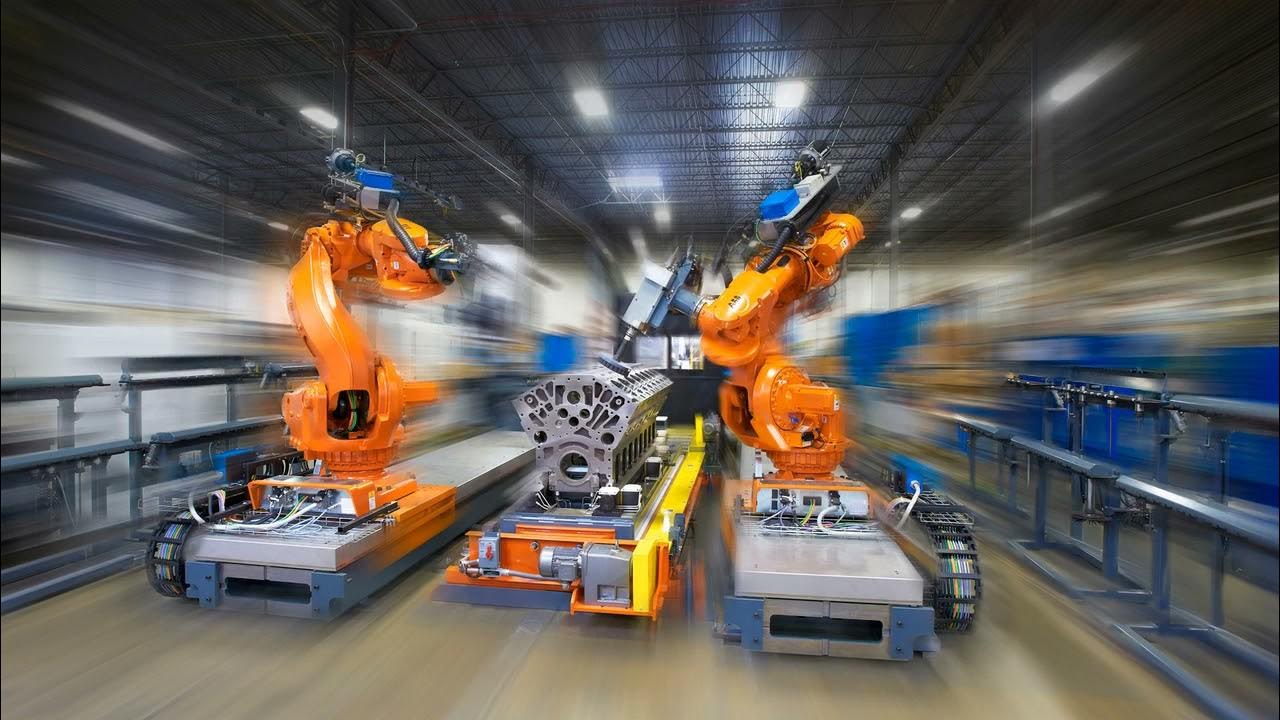 Robotic Engine Block Deburring System YouTube