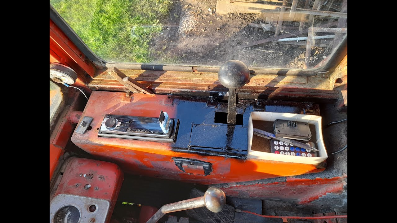 Переделка реверса на тракторе Т -25 на тросик. - YouTube