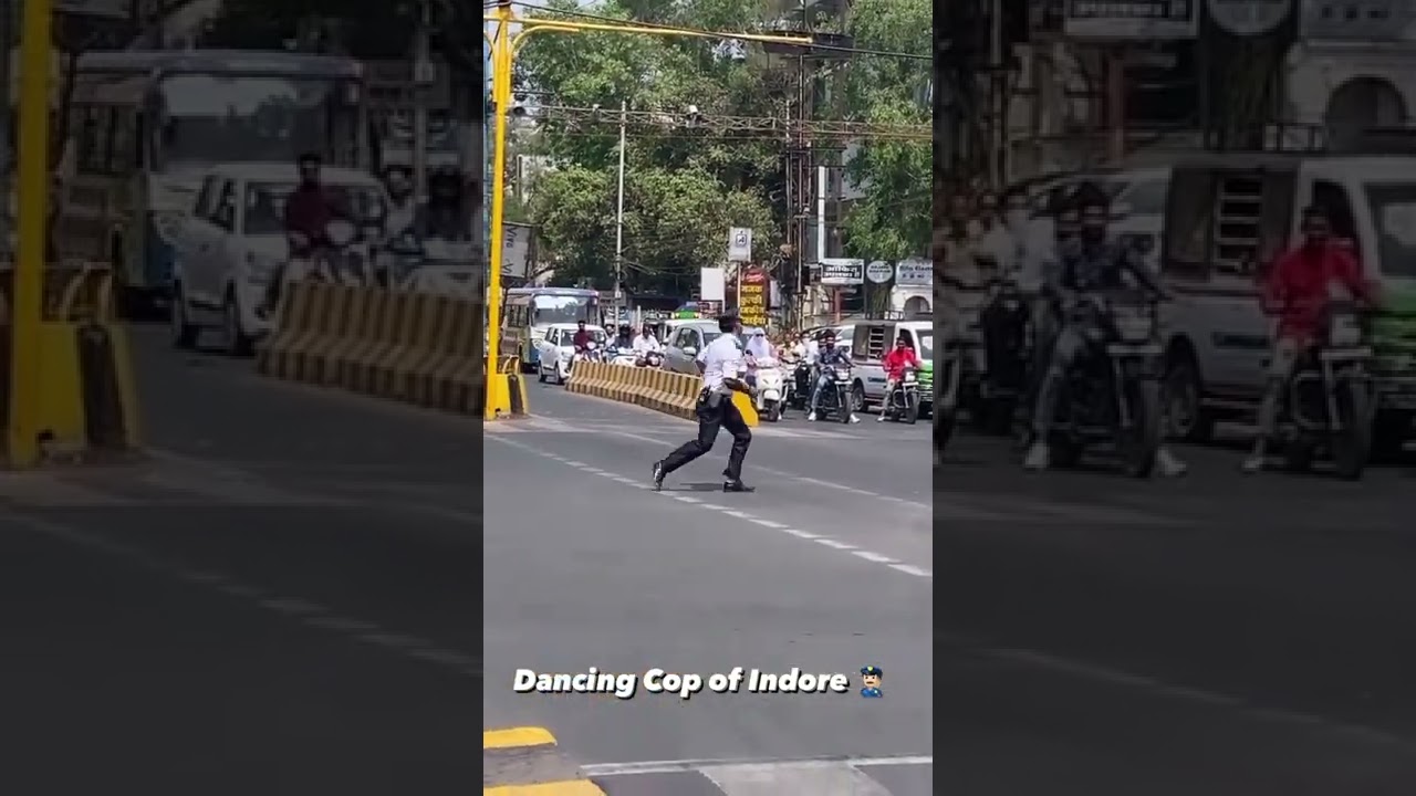 Dancing cop of Indore 👮 awesome 😊 