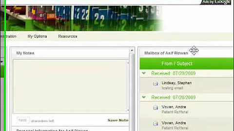 Mitochon Systems Free EMR Demo-Initial-Home-Screen-View-Part 1