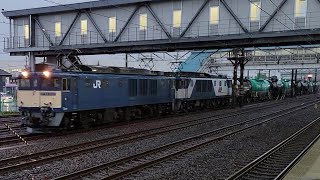 【貨物】EF64-1022+EF64-1017　石油返空　清洲駅通過